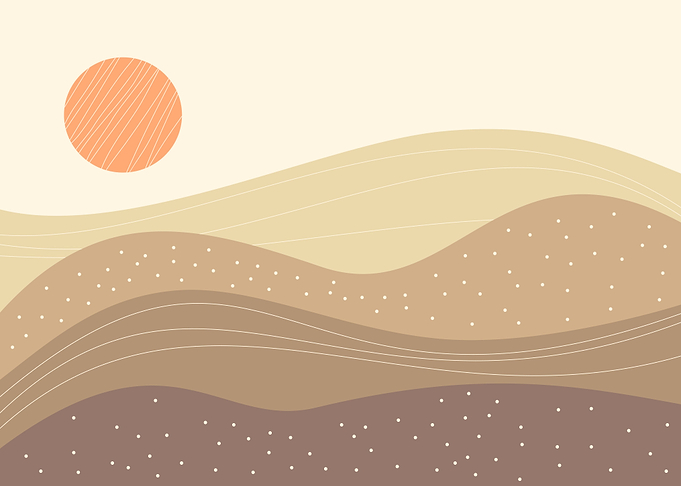 Sunrise in the desert
