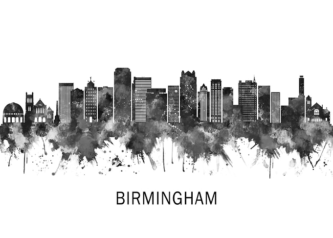 Birmingham Alabama Skyline