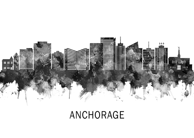 Anchorage Alaska Skyline