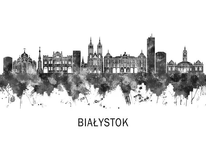 Bialystok Poland Skyline
