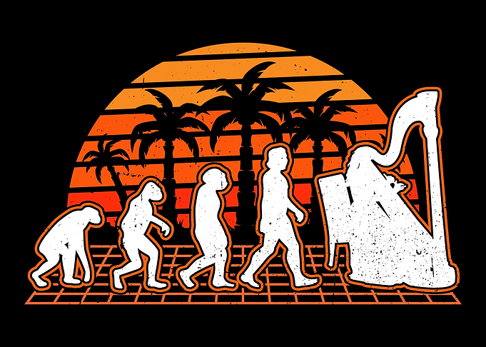 Harp Evolution Sunset