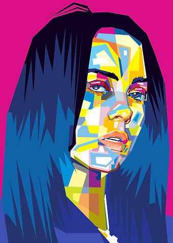 Billie Eilish style wpap