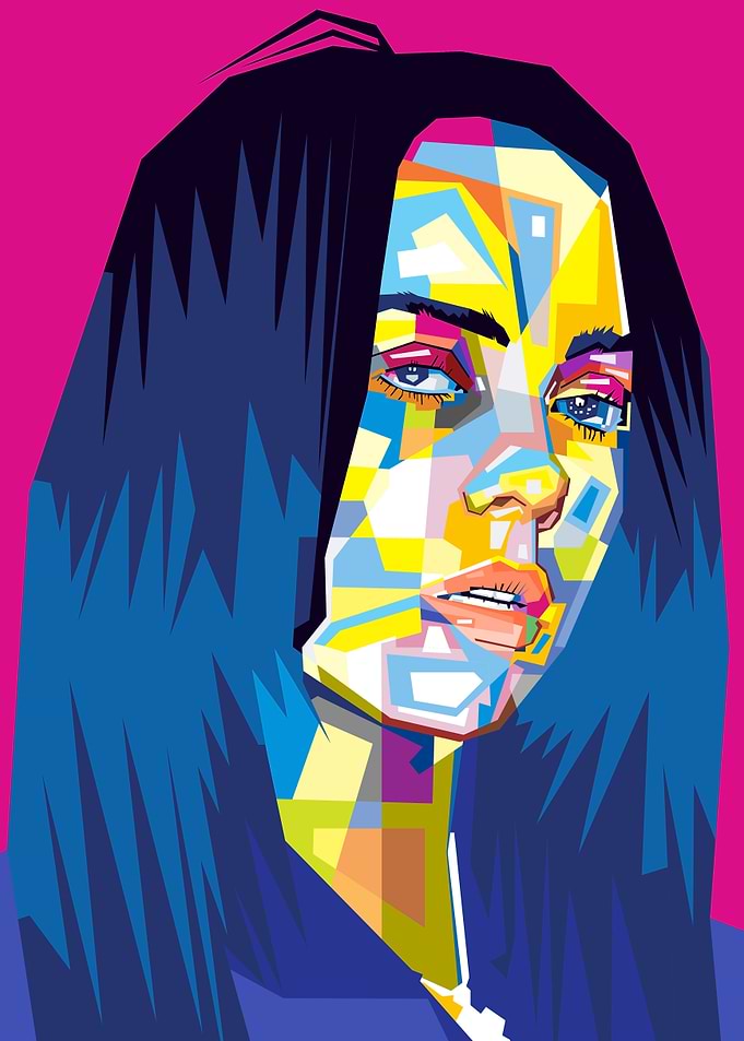 Billie Eilish style wpap