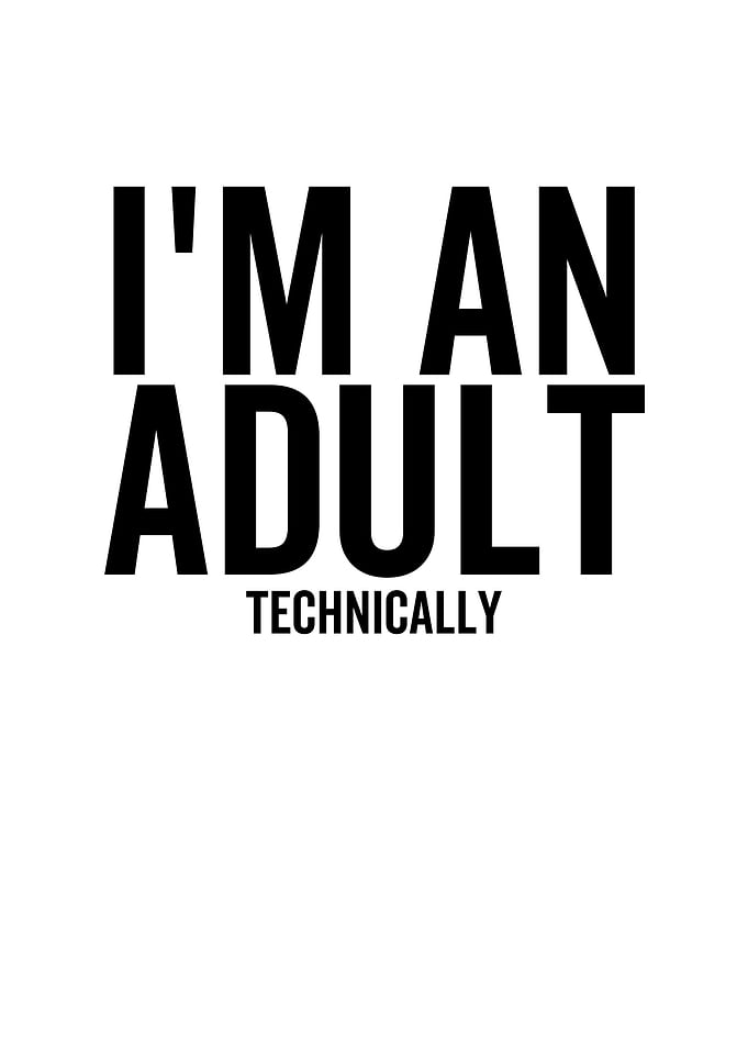 Im An Adult Technically