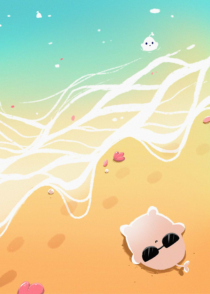Buds at the beach
