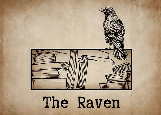 Dark Academia Raven Crow