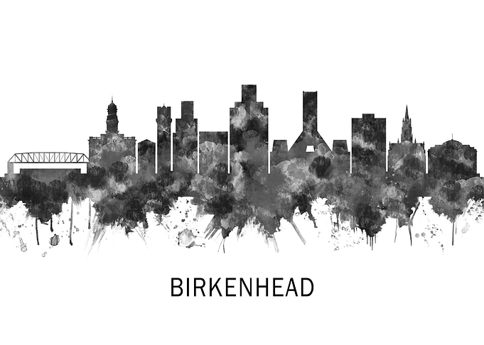 Birkenhead England Skyline