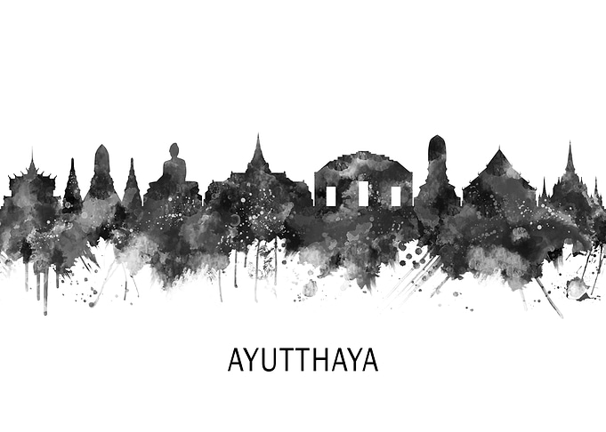 Ayutthaya Thailand Skyline