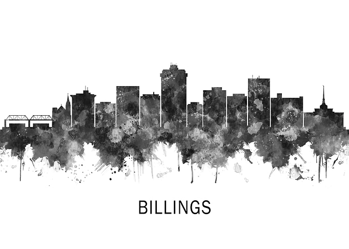Billings Montana Skyline