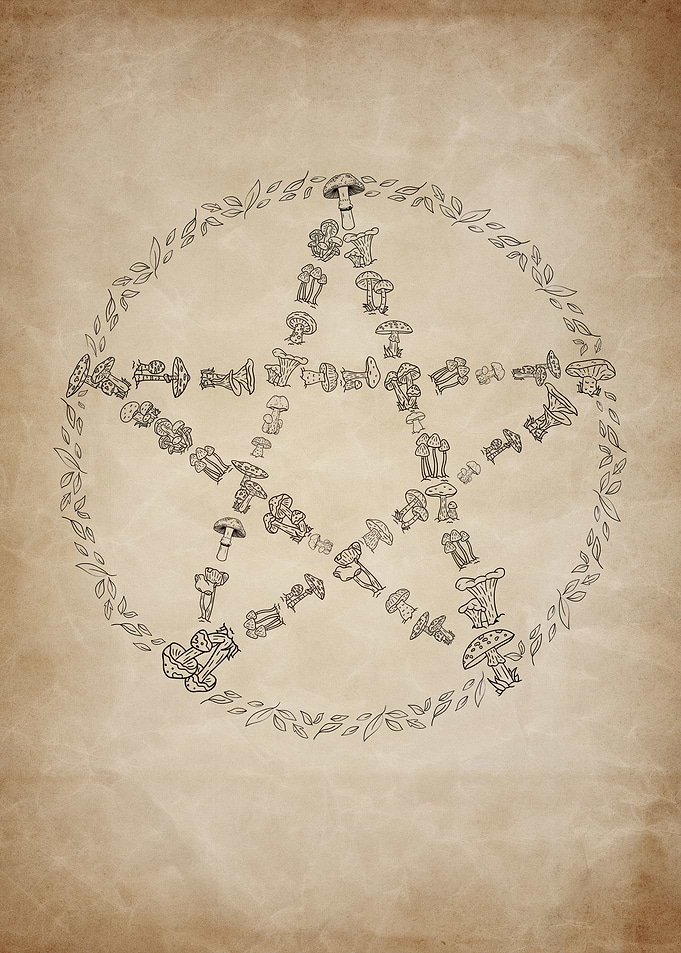 Dark Academia Pentagram
