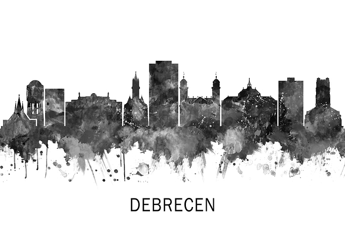 Debrecen Hungary Skyline