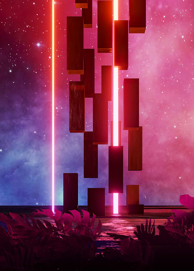 Neon gate