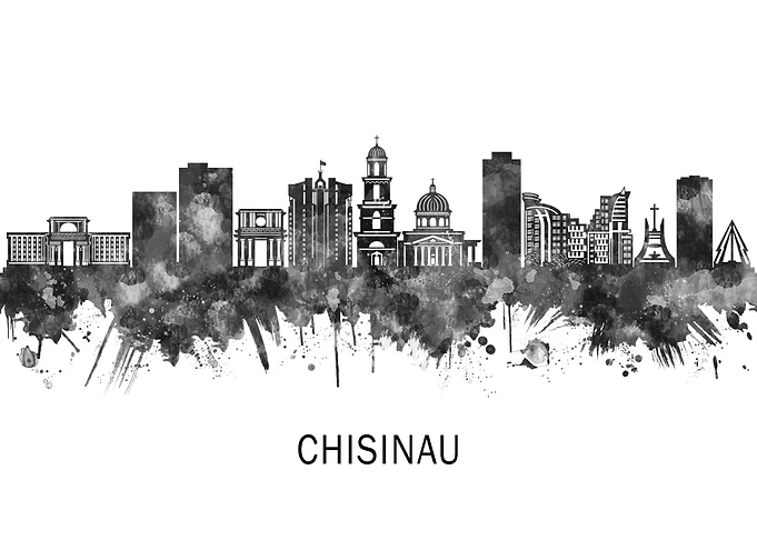 Chisinau Moldova Skyline