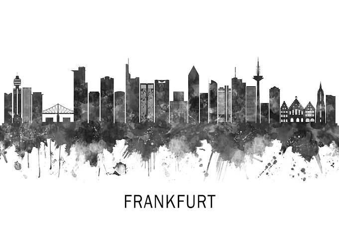 Frankfurt Germany Skyline