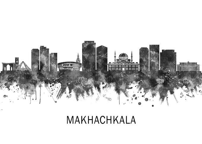 Makhachkala Russia Skyline