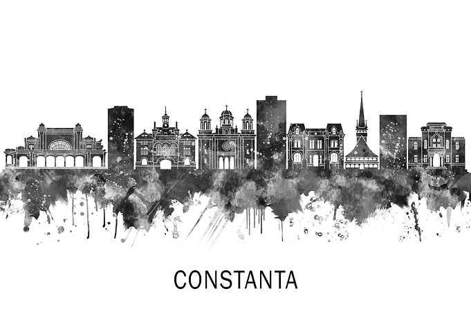 Constanta Romania Skyline