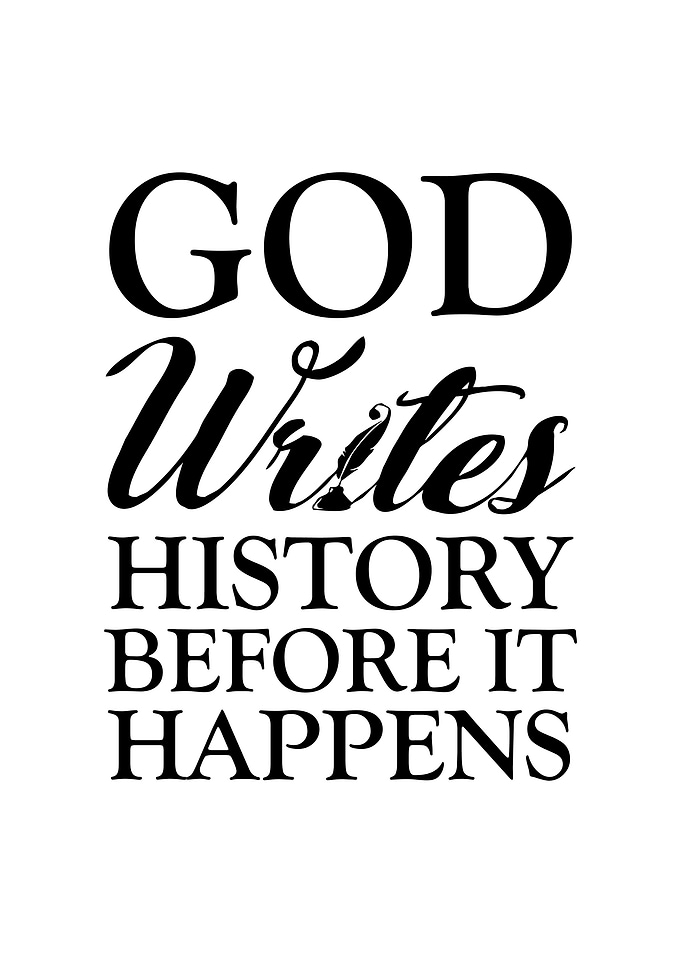 God Writes History CM