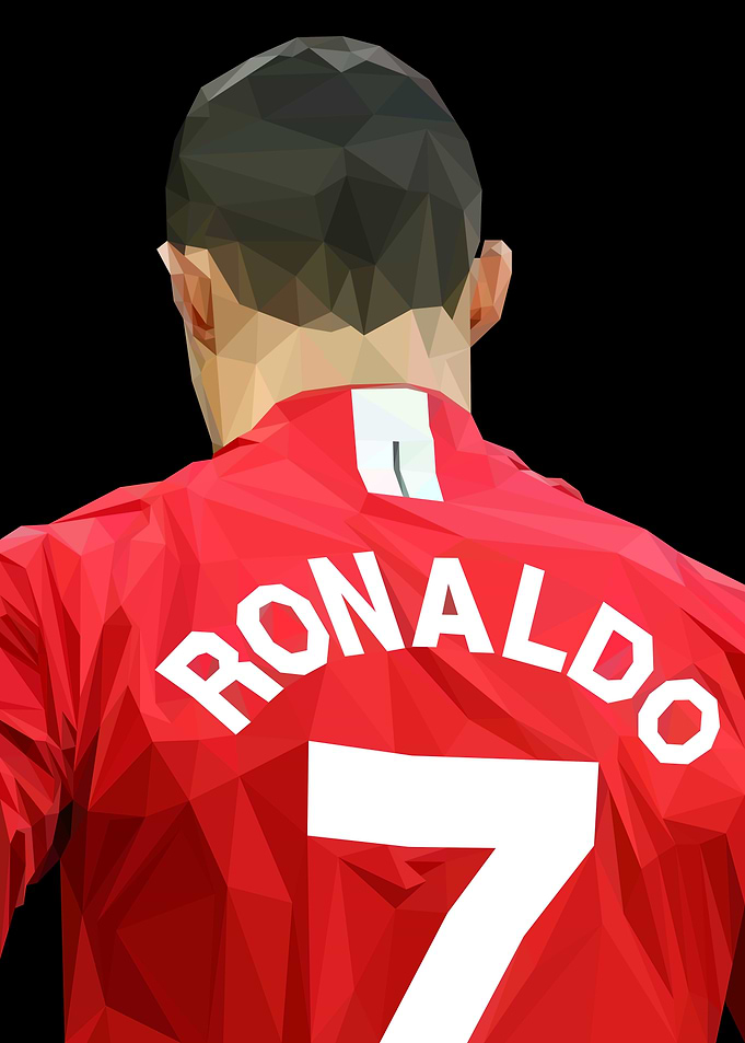 Ronaldo7 Back Lowpoly