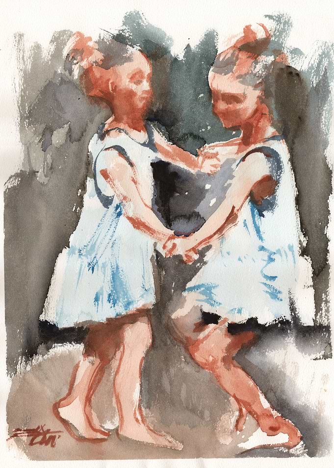 N639 deux fillettes