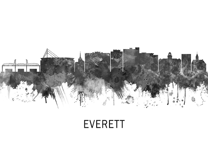 Everett Washington Skyline