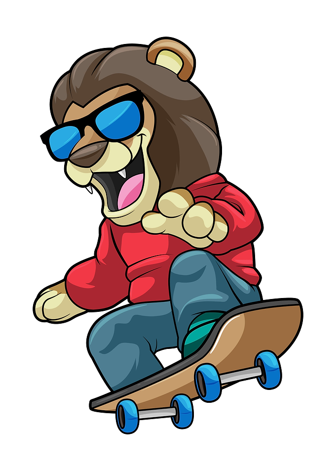 Lion Skater Skateboard