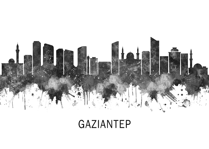 Gaziantep Turkey Skyline