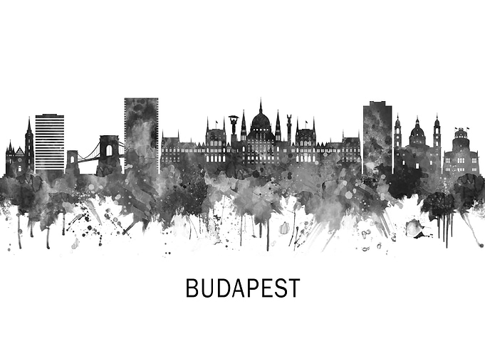 Budapest Hungary Skyline