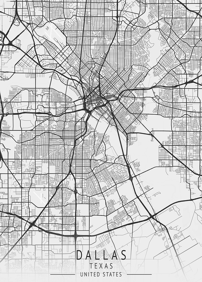 Dallas Texas City Map