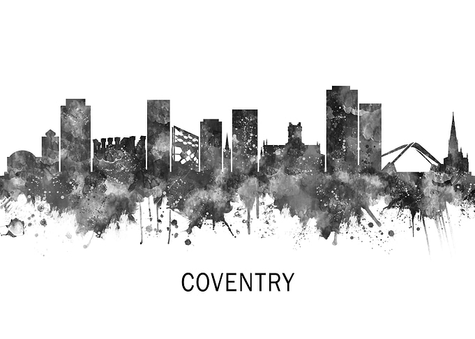 Coventry England Skyline