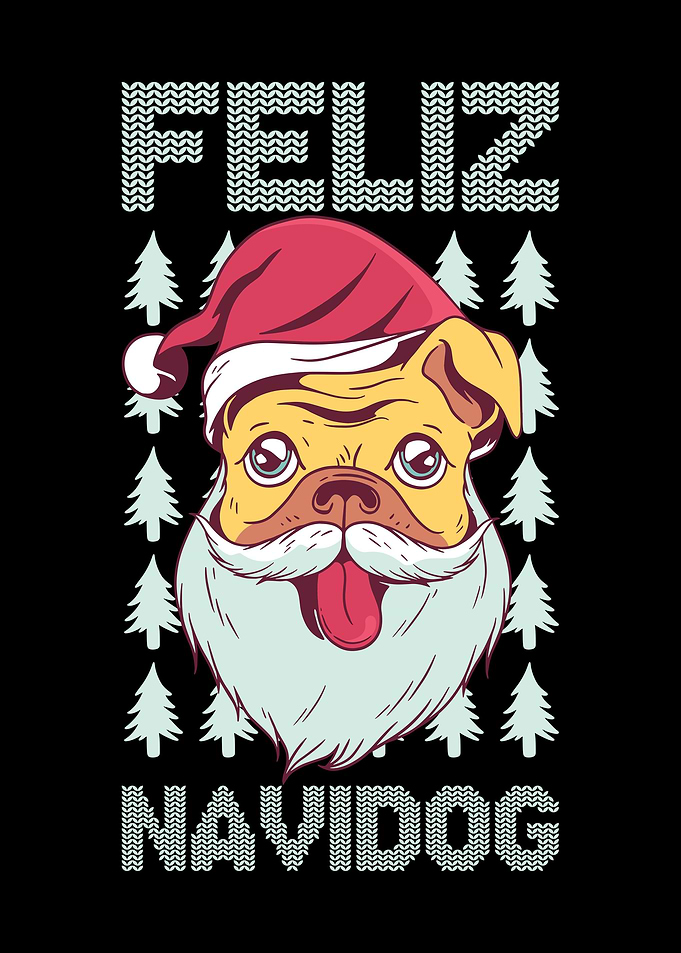Pug Feliz Navidog
