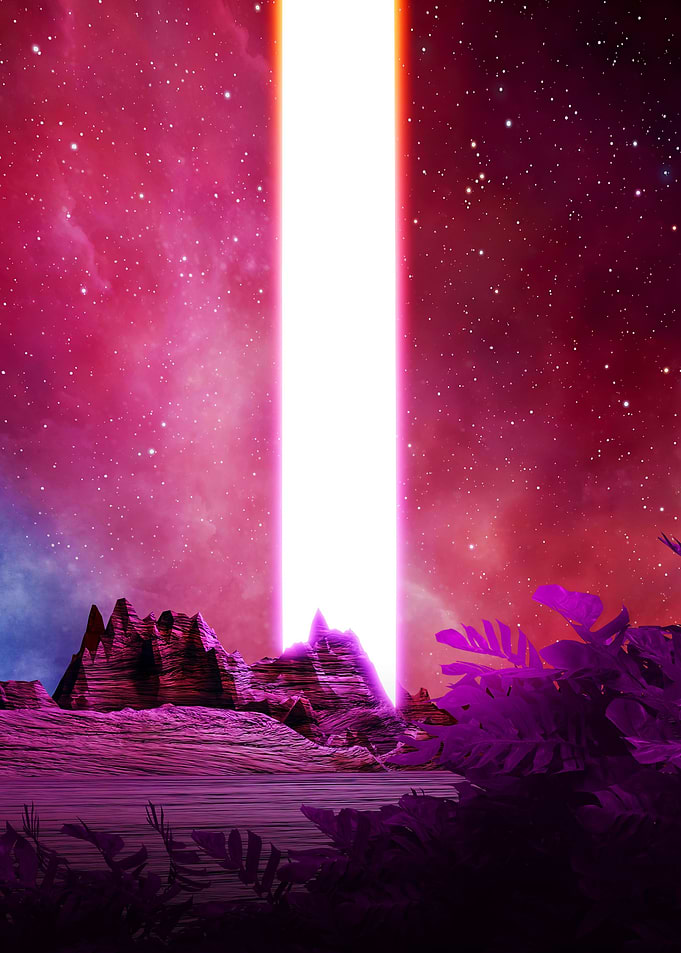 Pillar of light