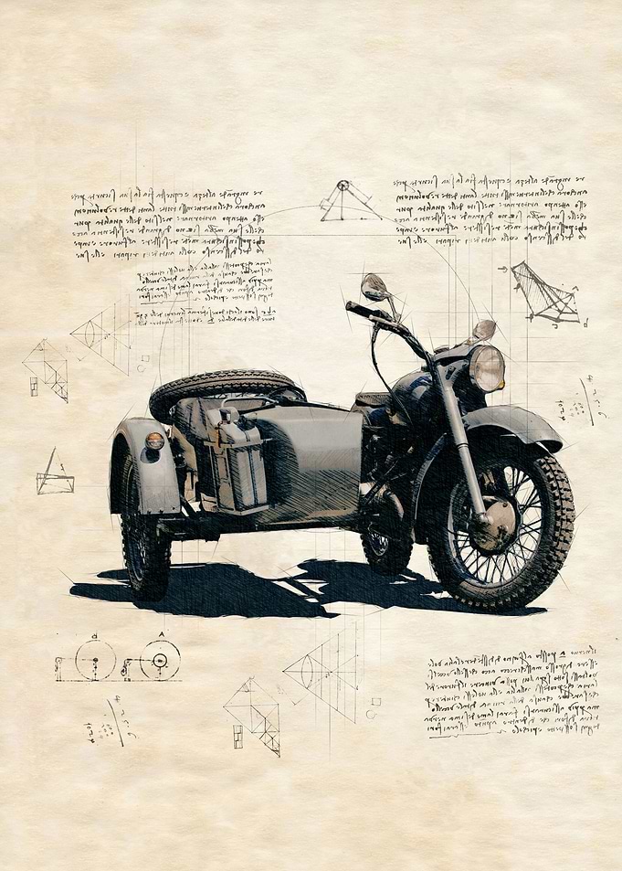 MOTORCYCLE BLUEPRINT