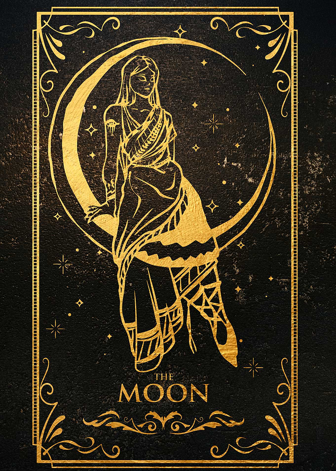 The MOON Tarot card