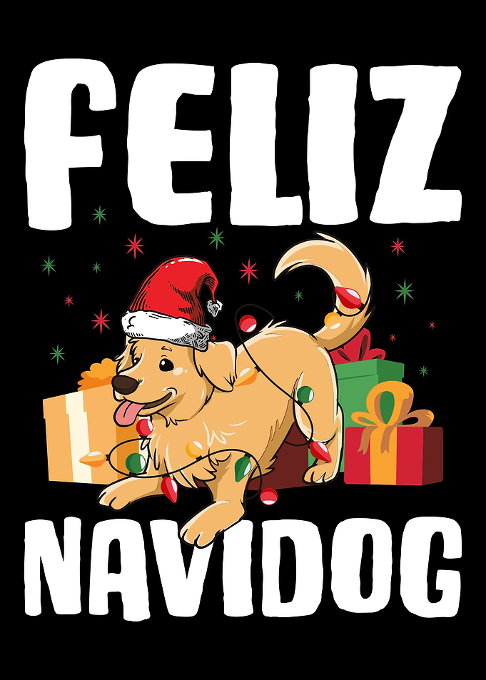 Labrador Feliz Navidog