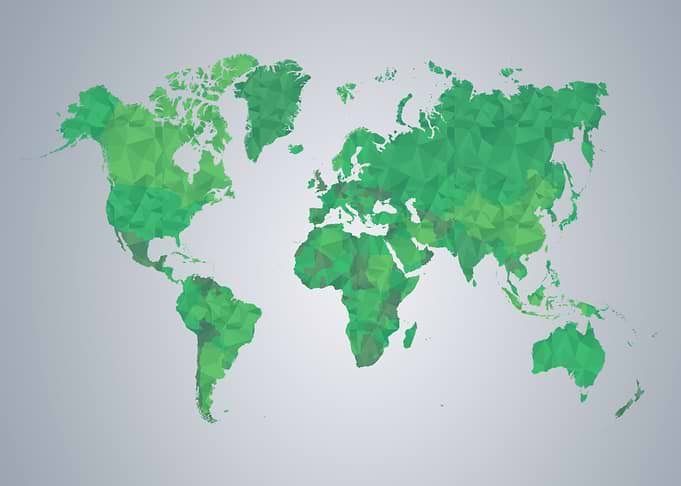 World Map Polygon