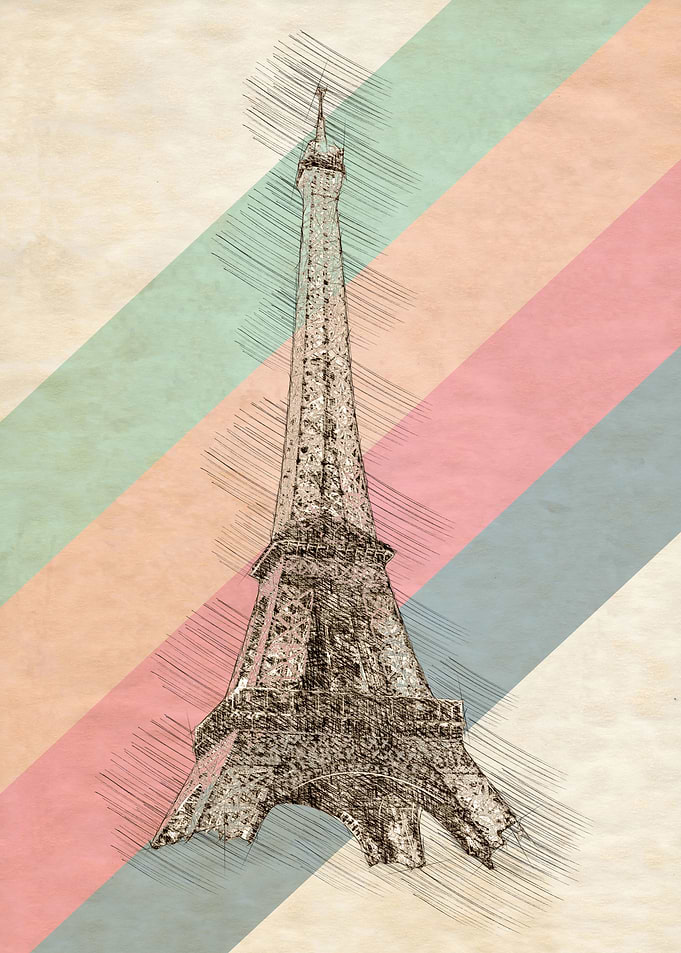 EIFFEL TOWER RAINBOW