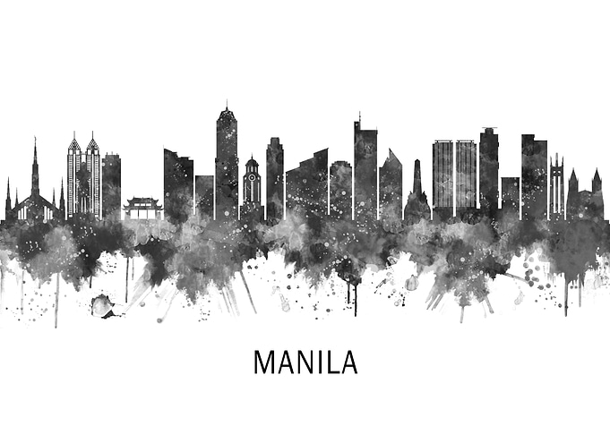 Manila Philippines Skyline