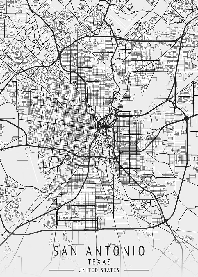 San Antonio City Map
