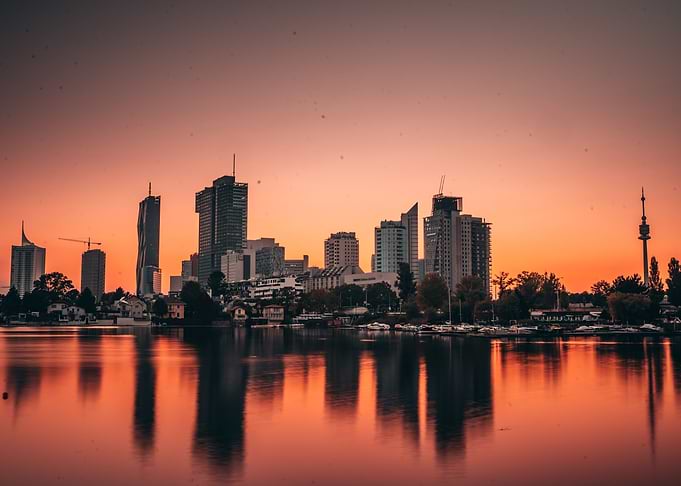 Sunset skyline