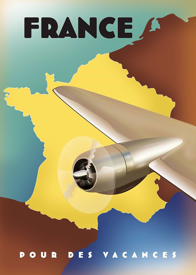 France Travel poster