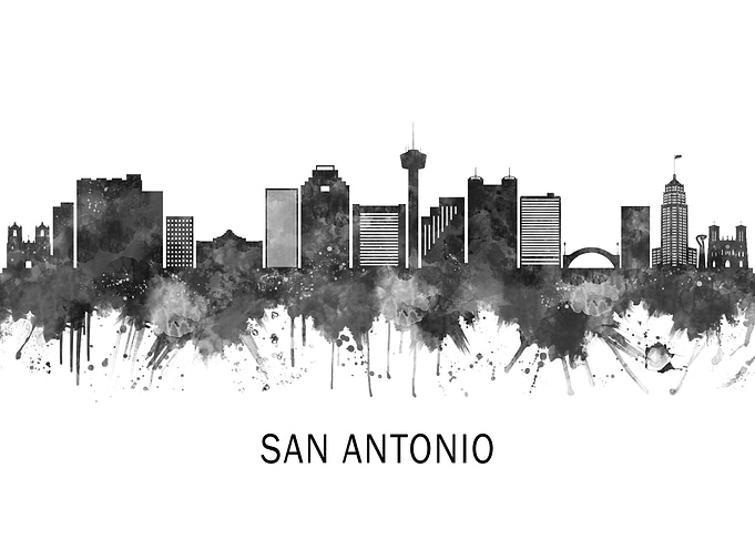 San Antonio Texas Skyline