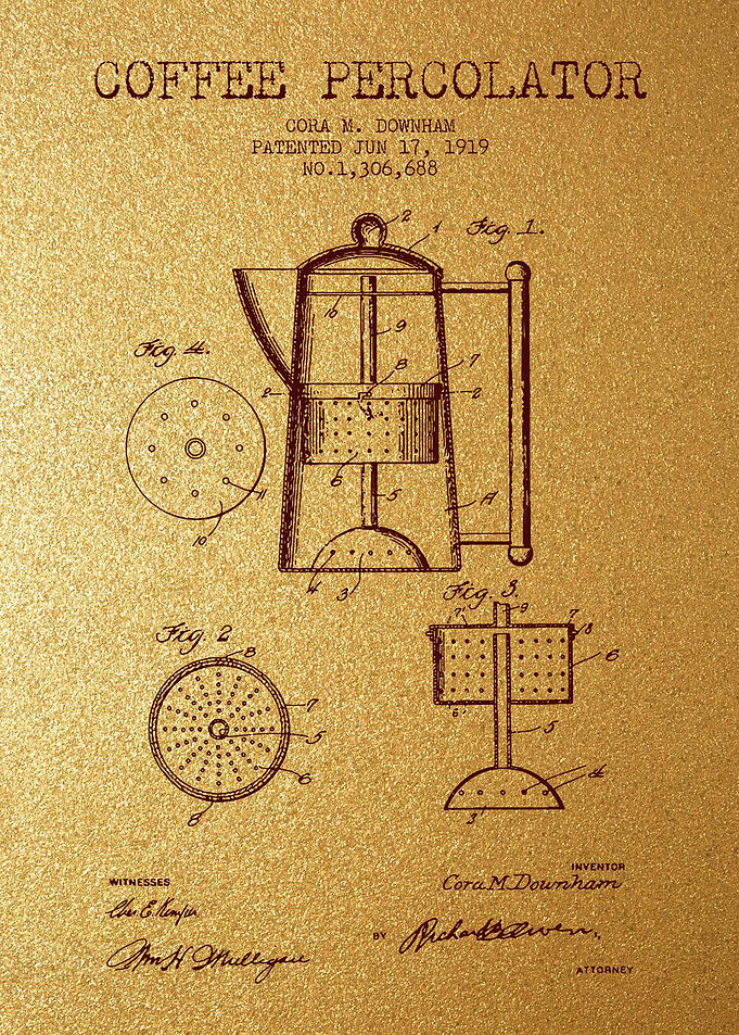 5 1919 Coffee Percolator