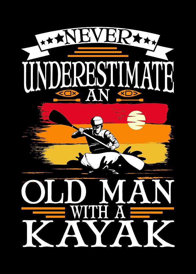 Kayak Old Man Kayaker
