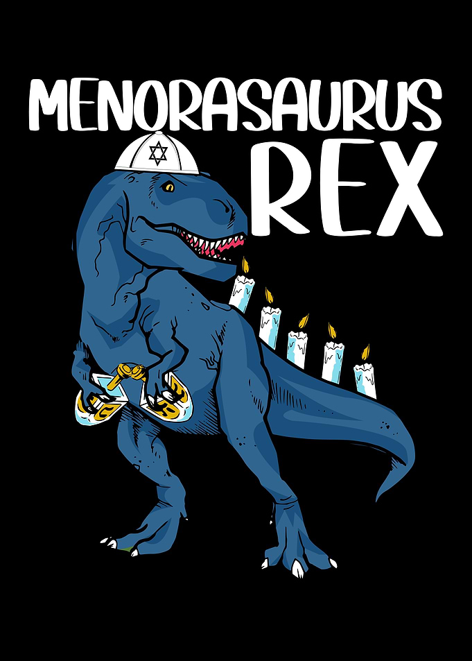 Menorosaurus Rex Hanukkah