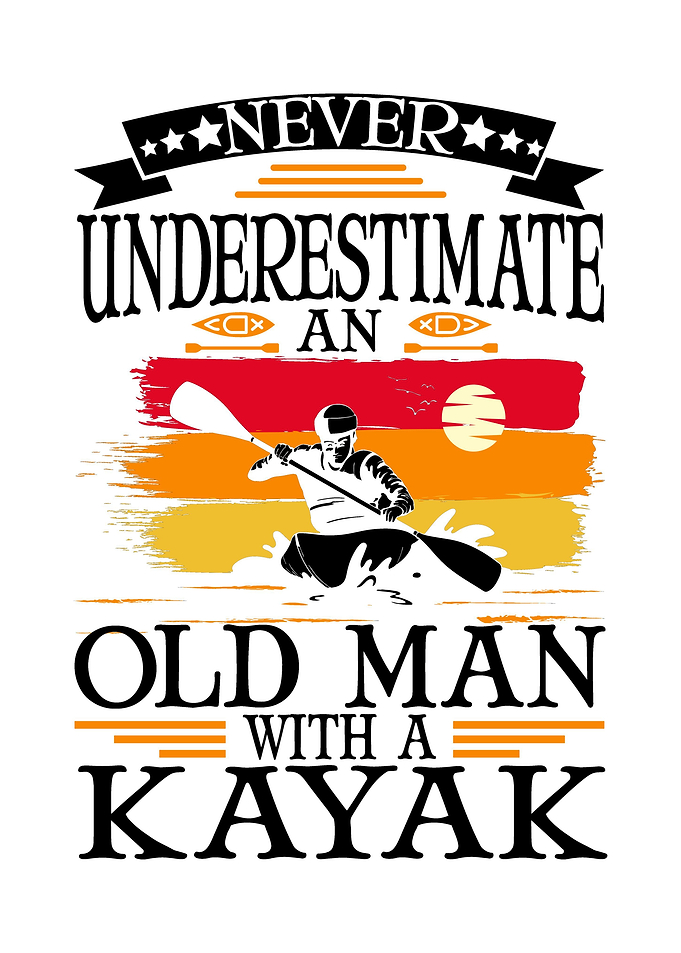 Kayak Old Man Kayaker