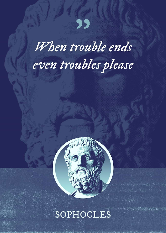When trouble ends even