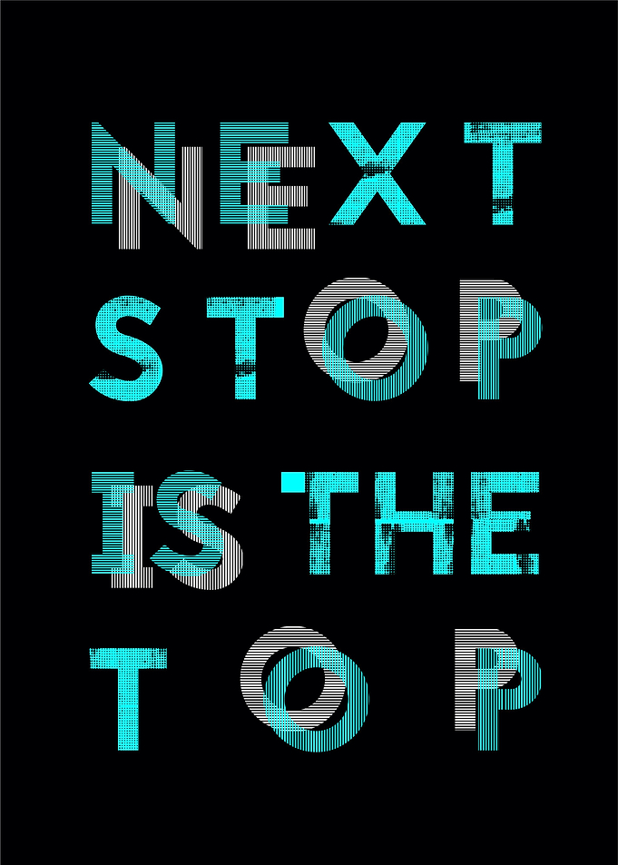 Next stop is the top