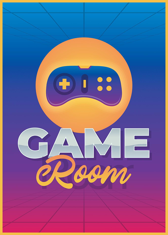Retro Game Room Joystick