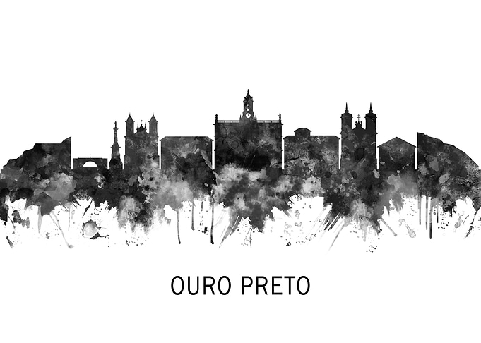 Ouro Preto Brazil Skyline