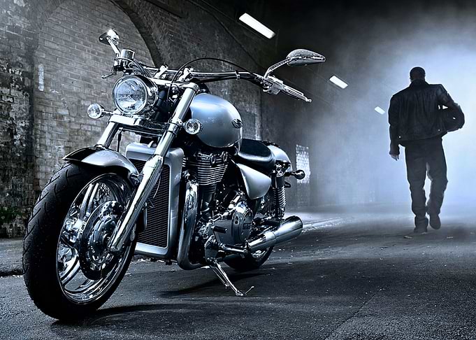 Biker and his Bike